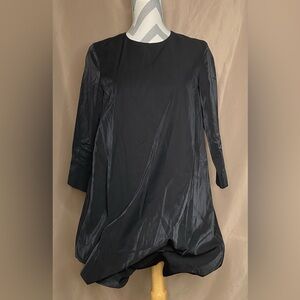 COS 34 Shimmery Black Dress With Pockets